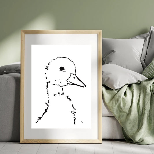 Baby Duck Print