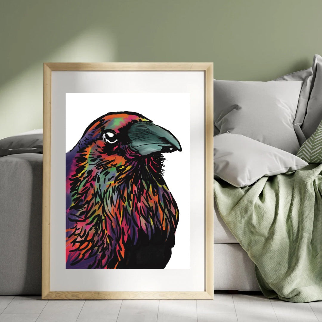 Raven Acrylic Print