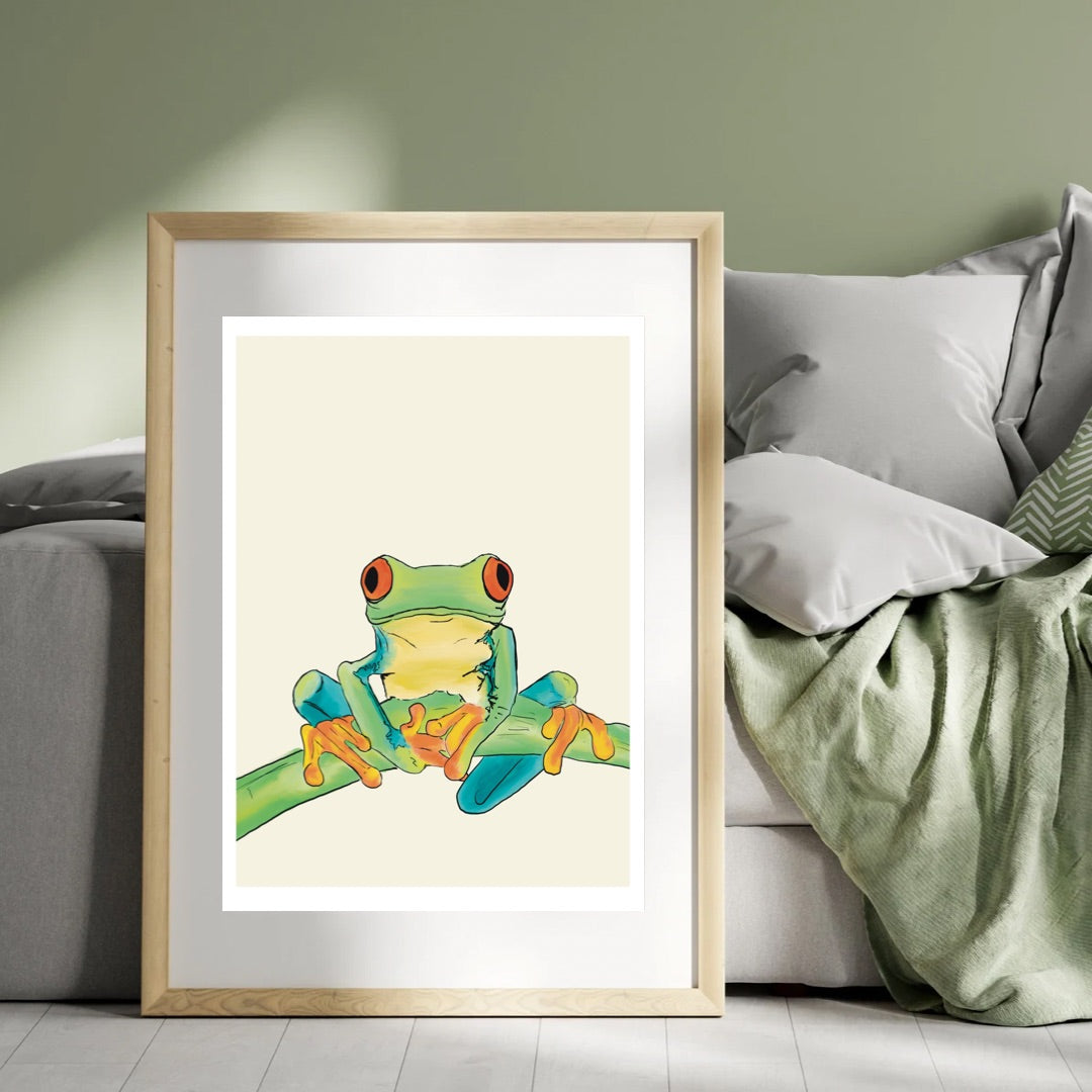 Frog watercolour